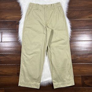 Madewell Size 4 Pale Lichen Relaxed Chino‎ Pants